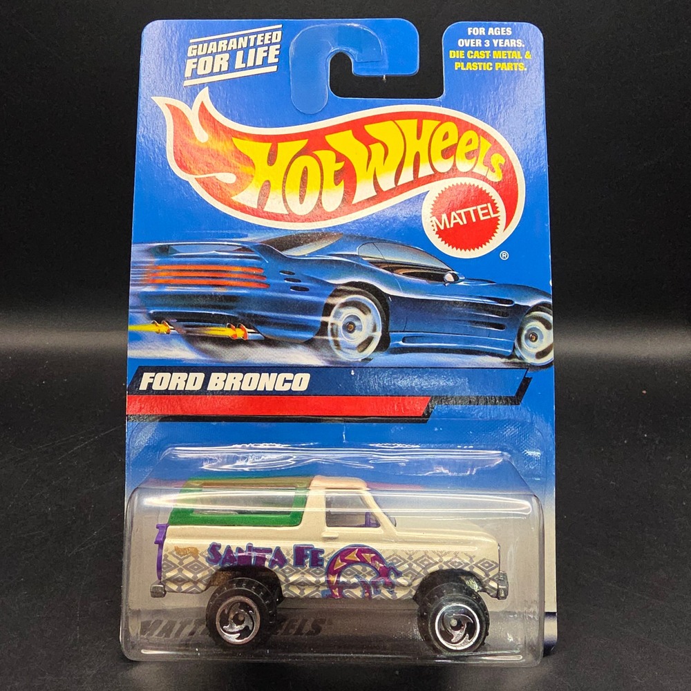 2000 Hot Wheels Ford Bronco White